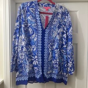 Lilly Pulitzer Luna Bay Tunic Top